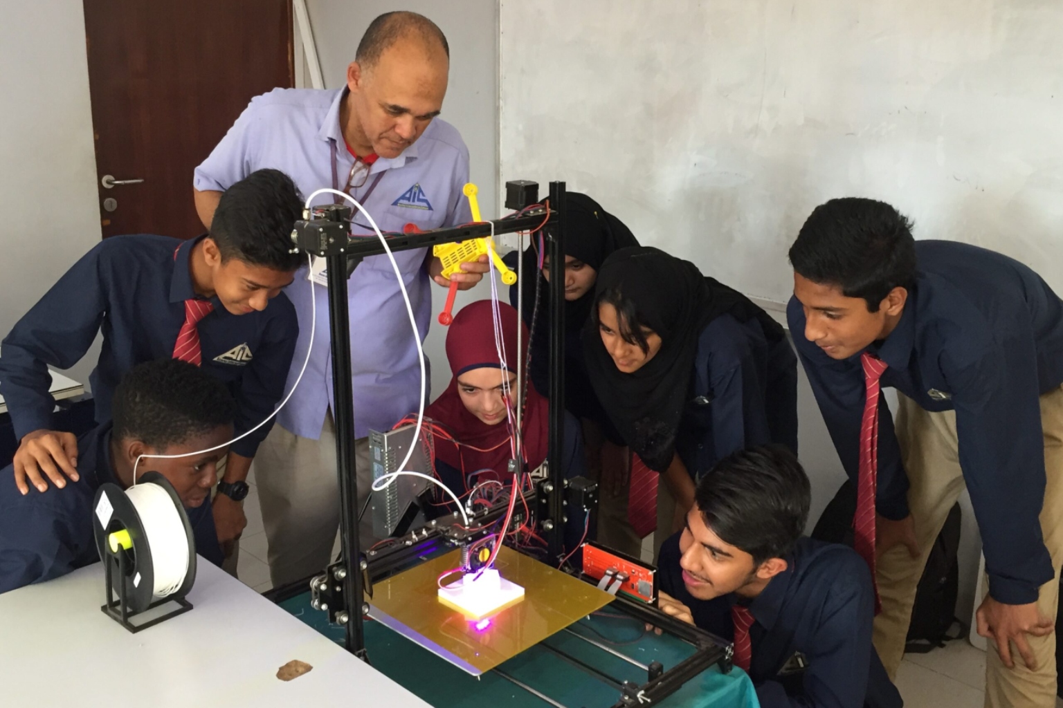design and studio with 3 d printers